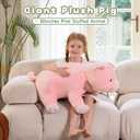 BENINY Giant Pig Stuffed Animal 30" - Large Stuffed Pink Pig Plush, Ultra Soft Big Farm Plush Toy, Cute Hugging Pillow for Kids & Adults