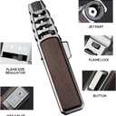 Brite Fire Torch Lighter, Bright Fire Torch Lighter, Solar Beam Torch - The Hottest Torch on Earth, Waterproof and Windproof for Kitchen,Camping Grill,Outdoor,Mens Gifts (Without Gas) (Brown)