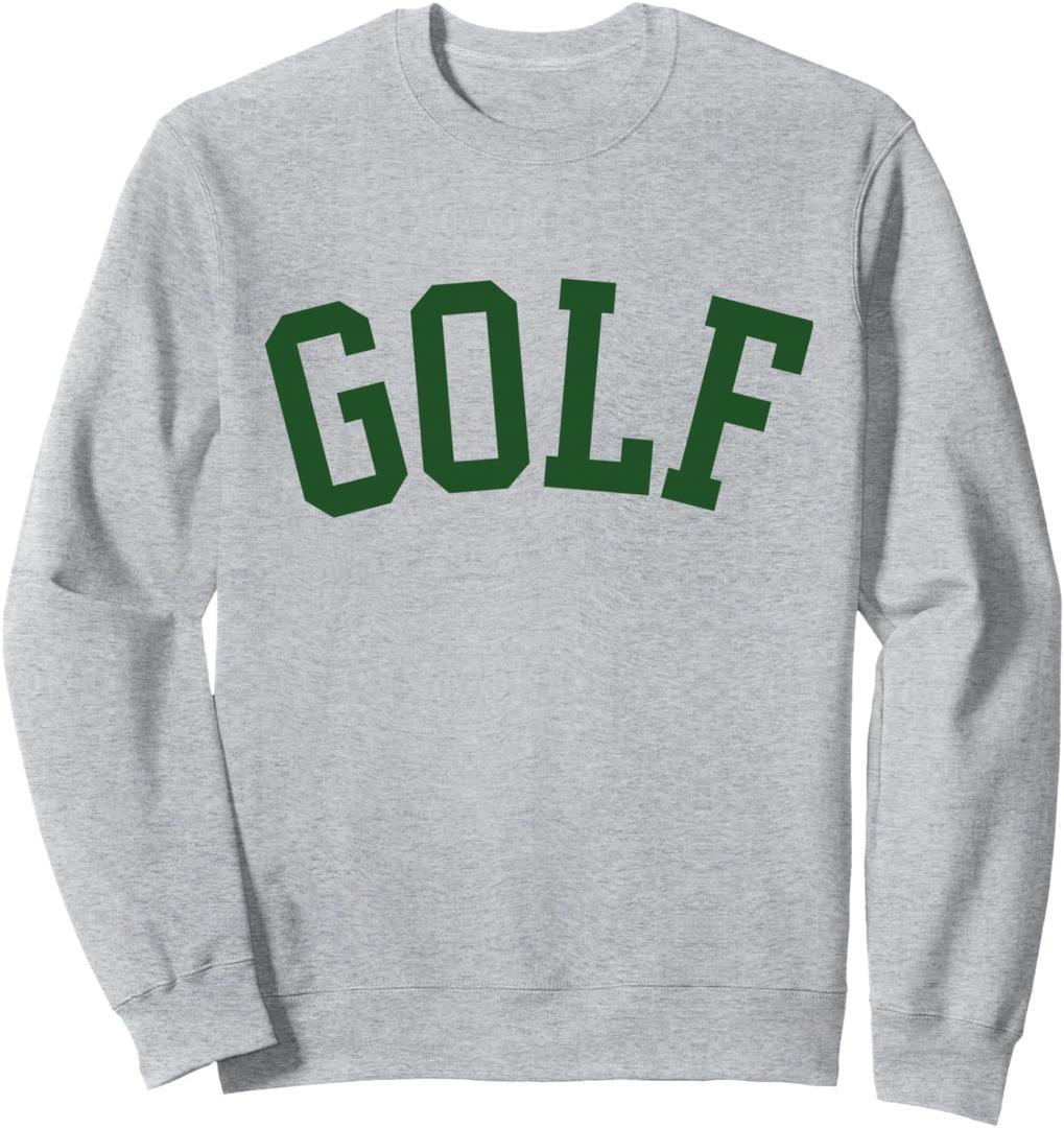 Golf Tee Sporty 90s Athleisure Vintage Golf Club Aesthetic Sweatshirt (XL)