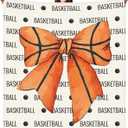 Brown Basketball Coquette Bow Blanket 50 x 60 Basketball Sports Throw Blanket Bow Stuff Team Gifts for Ball Lovers Players Home Decor Halloween Christmas Thanksgiving Gift