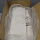 woric 60 PCS White Paper Bags with Handles, Large Gift Bag 16 x 6 x 12 inch White Gift Bag Bulk Shopping Bags for Gift Grocery Small Business