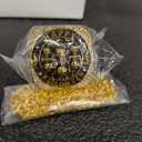 Highergo Halloween Skeleton Championship Trophy Rings - Costume Contest Prize Gift with Display Neck Chain & Bat Championship Ring Holder