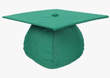 Unisex Adult Matte Graduation Cap with Tassel Year Charm 2025 Pack of 2