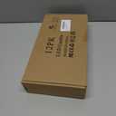 CHENGU 12 Pcs LED Taper Candles Flameless Battery Dripless Dinner Candles for Thanksgiving Day, Weddings, Church, Hanukkah, Christmas, Autumn, New Year Celebration(Spiral Orange,Spiral)