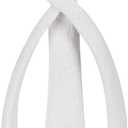 Trycooling Kissing Lovers Statue Abstract Sculpture Resin Statues for Home Decor Modern Home Office Desktop Shelf Bookshelf Decor (White, Small)