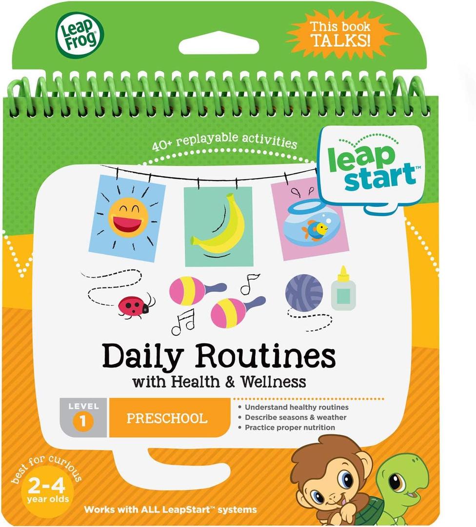 LeapFrog LeapStart Daily Routines and Health and Wellness Book