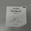 DomoMayli Automatic Dual Cats Feeder for 2 Cats,6 Meals/Day,12 Portions/Meal