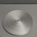 1 Inch Wide Polyester Webbing Strap 50 Yards Heavy Duty Polyester Strapping, Durable Flat Webbing Strapping for Dog Leash, Seat Belt, Backpack Handles, Outdoor DIY Crafts (25mm) - Grey