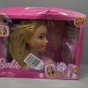 Barbie Doll Styling Head, Blonde Hair with 20+ Hair Styling Accessories Including Star & Butterfly Color Change Hair Clips