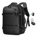SOAEON Vacuum Backpack with Pump, TSA LOCK,Waterproof Underseat Carry on Backpack with Vacuum Seal Compression for Airplane