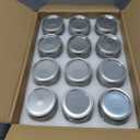 Tebery 12 Pack Wide Mouth Home Glass Mason Jars with Airtight Lids and Bands, 16Oz Canning Glass Jars for Canning, Fermenting, Pickling, Decor