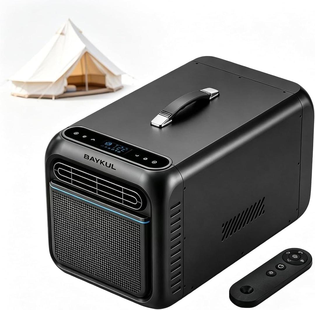 5000 BTU Portable Air Conditioner, Compact Tent AC Unit for Outdoor Camping, RV, Truck, Fishing, Indoor Small Room, Pet Use, Road Trips and Parking Cooling