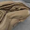 Fcteap h Blanket Soft Throw Blanket Faux Fleece Cashmere Plaid Warm Shawl Thick Knitted Plush Cozy Comfy for Women Throw Blanket for Sofa Couch Bed Queen King Size 55x66 in (Khaki)