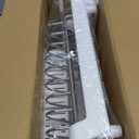 Dish Drying Rack Compact Expandable - A Space-Saving, Stainless Steel, Rust-Resistant Dish Drainer for Kitchen and Apartment Countertops/Sink Cabinets, Extendable from 11.42 to 19.9 inches (White) (Single)