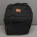 KeaBabies Baby Diaper Bag Backpack - Large Baby Bag for Boys, Girls, Waterproof Multi Function Travel Diaper Backpack with Changing Pad, Durable Travel Essentials for Moms and Dads (Trendy Black)