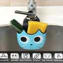 3 x Juju Kitty Sink Drain Basket - Kitchen Sink Strainer Basket - Colander for Kitchen Food Strainer - Drainer for Food Strainers for Kitchen (Pink)