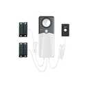 Techko S189 Ultra Slim Safe Pool Alarm for Kids, ETL Listed UL 2017 Compliant, Indoor/Outdor Weather Resistant, 110db Loud Alarm with 2X Bypass Buttons, Gray, 1Count