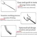 pegboard Hooks, 4inch Heavy Duty Peg Board Organizer Accessories,Metal Hooks for pegboard,peg Board Hooks for Hanging for 1/4" Pegboard Hanging Tools Garage (30 Pack)