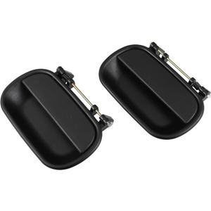 1 Pair Left Right Side Exterior Door Handle Compatible for Chevrolet W3500 Tiltmaster for Isuzu NPR HPR-HD, 8978521084/8978521085 Black