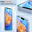 Unbreak 9H Glass for iPhone 12 pro MAX Screen Protector [Auto-Dust Removal, Bubble Free] 1:1 Full-Coverage Tempered Glass Ultra HD Clear, Case Friendly, 2-Pack