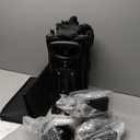 Collapsible Wagon Cart Foldable with 350lbs Weight Capacity, Lightweight Utility Shopping Cart with Wheels, Folding Grocery Wagon Carts Portable for Beach Garden Sports and Camping, Black