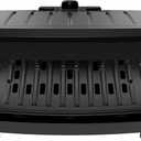 GEORGE FOREMAN Contact Submersible Grill, 5-Serving Grill - Adjustable Temperature Control, Black Plates, Wash the entire grill