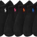 POLO RALPH LAUREN Women's Performance Cotton Low Cut Socks (6-Pack) (4-10)