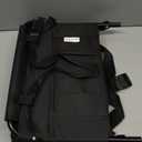 Stadium Seat for Bleachers with Back Support and Wide Padded Cushion Stadium Chair - Includes Shoulder Strap and Cup Holder (Black)