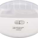 Electric Nail Clipper, 2 in 1 Electric Nail Clippers for Seniors and Adults, Baby Automatic Nail Clipper with Polishing, Light & Storage, Smart Nail Clipper 2-Speed for Fingernail (White)