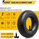 18x8.50-8/18x9.50-8 Inner Tube Replacement for Mowers, Hand Trucks, Wheelbarrows, Carts, Premium Lawn and Garden Inner Tube (2-Pack)