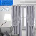 3 PCS Spring Tension Curtain Rod Adjustable Length 41-74 Inches, No Drilling, Tension Rod Suitable for Windows, Bathroom, Cabinets, Wardrobes White) (white)