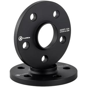 VLAOSCHI Black 5x100 Hubcentric Wheel Spacers 1/2 Inch (12mm) 56.1mm Hub Bore Compatible with Subaru 5 Lug for 1995-2022 Impreza | 2005-2014 Outback | 2013-2022 BRZ | 1998-2022 Forester - Pack of 2
