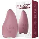 Momcozy Warming Lactation Massager 2-in-1, Soft Breast Massager for Breastfeeding, Heat + Vibration Adjustable for Clogged Ducts, Improve Milk Flow, Engorgement (Red)