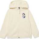 Amazon Essentials Disney | Marvel | Star Wars | Princess Girls and Toddlers' Polar Fleece Full-Zip Hooded Jacket (Beige, XXL)