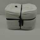 Great Bay Home Sherpa Fleece and Velvet Plush King Throw Blanket Optic White, Thick Blanket for Chair, Sofa, or Bed. Warm, Reversible, Soft Fleece Throw Blanket. Kinsley Collection, Optic White