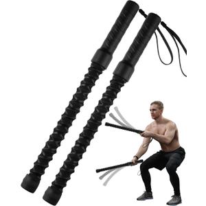 Ropeless Battle Ropes, Cordless Battle Ropes Workout for Home Gym, Heavy Duty Weighted Wireless Rope Lightweight Device HIIT, Portable Training Flow Rope, Battle Rope Sticks for Men & Women