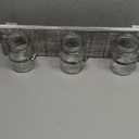 Stonebriar 3 Jar Wall Decor, White WASH