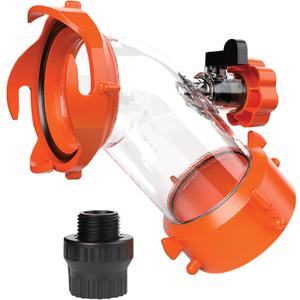 Camco Rhino Blaster RV Tank Rinser with Backflow Preventer - RV Accessories for Toilet and Waste Tank Cleaning - Essential Camper Supplies for Odor Control and Sensor Maintenance - (39080)