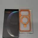 TORRAS for iPhone 17 Pro Case with Stand, Fit for MagSafe, 4X Military Drop Protection, Camera Control Button, Slim Soft Edge Phone Case for iPhone 17 Pro, Translucent Matte Cover 6.3", Bright Orange