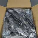 SMARTOR Plastic Hangers 50 Pack, Heavy Duty Plastic Hangers for Clothes - Non-Velvet Slim Hangers with 360 Swivel Hook & Clothes Thin Hanger - Durable Coat Hangars, Space Saving Hanger - Black