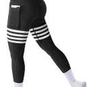 A AGROSTE Seamless Workout Leggings for Women Scrunch Butt Lifting Leggings Booty High Waisted Yoga Pants (1-black Side Pockets), Small