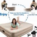 Air Pump Air Mattress Pump for Inflatables Blow up Pool Raft Bed Boat Toy, Quick-Fill, for Outdoor Camping, Inflatable Cushions, Electric Air Mattress Beds, Boats, Swimming