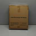 Vincona Under Bed Storage with Wheels, 2 Pack Under Bed Storage Containers with Label Holders for Clothes, Shoes and Blankets, Rolling Underbed Shoe Organizer with Cover, Beige (30.71x15.7x7.28 in)