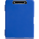 Lksixu High Capacity Storage Clipboard with Pen Holder & Low-Clip, A4, Plastic Blue, 0.99 lb