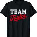Team Taylor Vintage T-Shirt (Black, S)