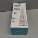 Water Dental Flossers for Teeth, 300ML Cordless Portable Electric Water Flosser, 4 Modes Oral Irrigator, Waterproof Rechargeable Water Floss for Deep Cleaning, Plaque Remover,Braces Home Travel Use (Black)