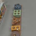 PEBIRA Montessori Toys for 1 2 Year Old, Wooden Sorting and Stacking Toys for Toddlers, Baby Shape Sorter and Color Stacker Blocks for Toddler, Preschool Learning Toy, Gift for 12-18 Month Boys Girls