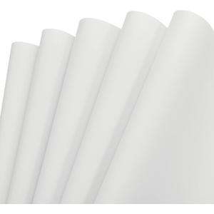 MECCANIXITY EVA Foam Sheets White 19.7 Inch x 17.7 Inch 0.8mm Thick Crafts Foam Sheets for Costumes, Arts and Crafts Projects Pack of 5