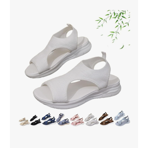 Washable Slingback Orthopedic Slide Sport Sandals,Women's Summer Open-Toe Orthopedic Running Sandals Orthopedic Slip-on Shoes, Comfort Walking Shoes, Size 9.5