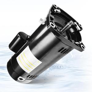 Century USQ1202 2 HP, 3450 RPM, 48Y Frame, Capacitor Start/Capacitor Run, ODP Enclosure, Square Flange Pool Motordamaged